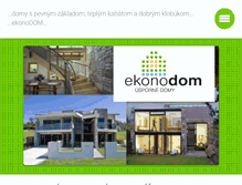Tablet Screenshot of ekonodom.sk